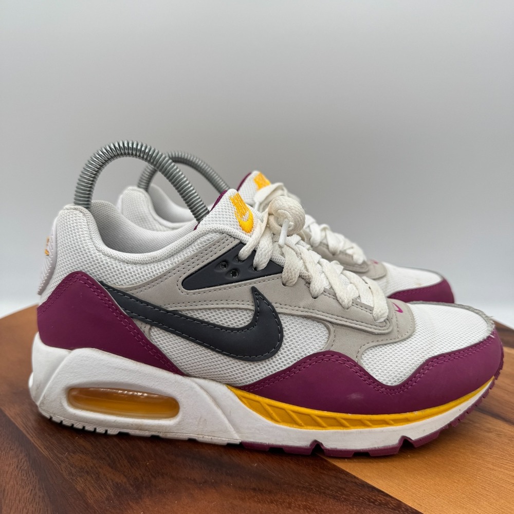 Nike Air Max Correlate Womens 7.5 White Dark Grey Bordeaux 511417-100 Sneakers